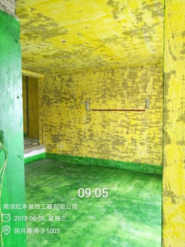 南京明月港灣105平米北歐風(fēng)格裝修  擁有獨立衣帽間與書房22地固、墻固
