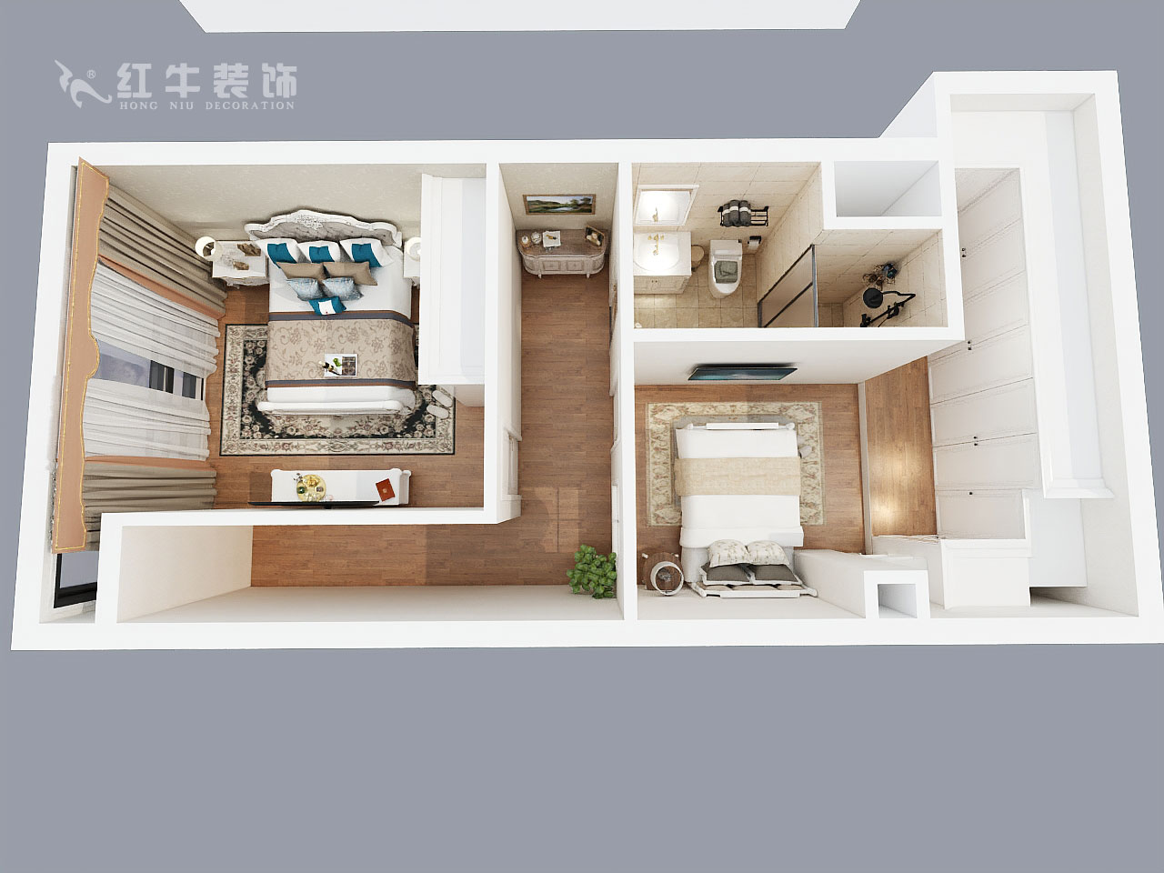 郭志成_悅享家北樓710-90㎡-簡(jiǎn)歐風(fēng)格_二樓鳥(niǎo)瞰圖+logo