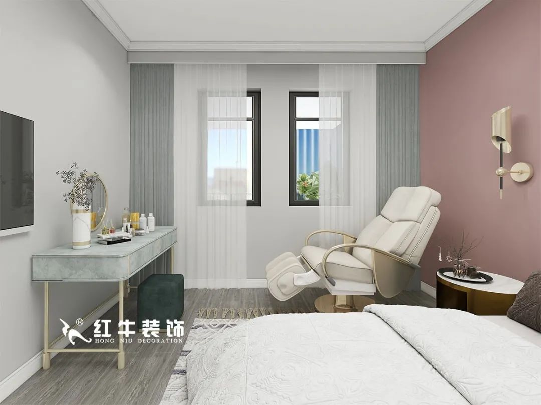 劉萍萍_仙龍灣山莊90㎡輕奢風(fēng)格｜加入一點(diǎn)金屬線條，這個(gè)家高級(jí)又溫柔！09