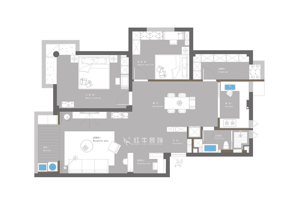 【實景案例】蔣?。f達(dá)茂-96㎡-日式風(fēng)格｜2室1廳1衛(wèi)｜新房裝修｜定制家｜全包14萬｜00平面圖