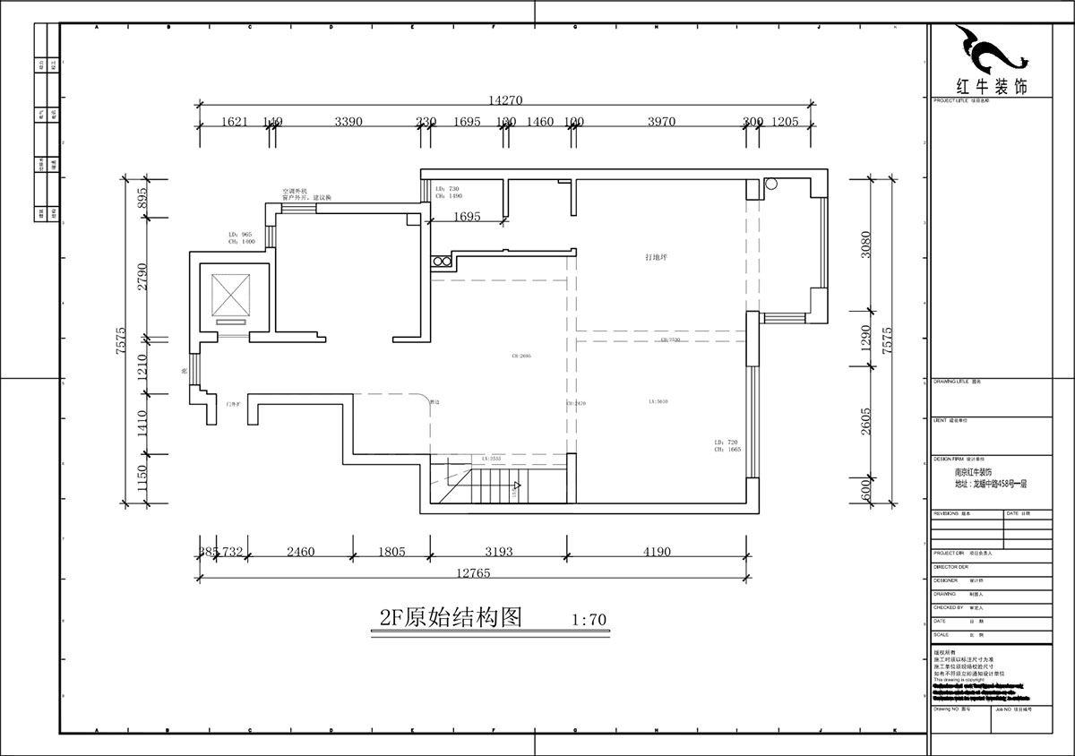 蔣?。┥紧斈芷咛栐?-205-280㎡-現(xiàn)代簡約風(fēng)格｜復(fù)式｜4室2廳3衛(wèi)｜毛坯裝修｜定制家｜全包40萬｜00_01一層原始結(jié)構(gòu)圖