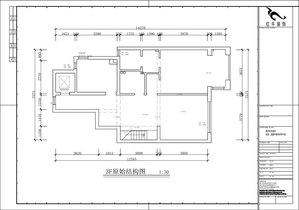 蔣?。┥紧斈芷咛栐?-205-280㎡-現(xiàn)代簡約風(fēng)格｜復(fù)式｜4室2廳3衛(wèi)｜毛坯裝修｜定制家｜全包40萬｜00_02二層原始結(jié)構(gòu)圖